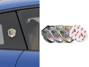 Toyota Car Badge High-End Look Drift Sports
